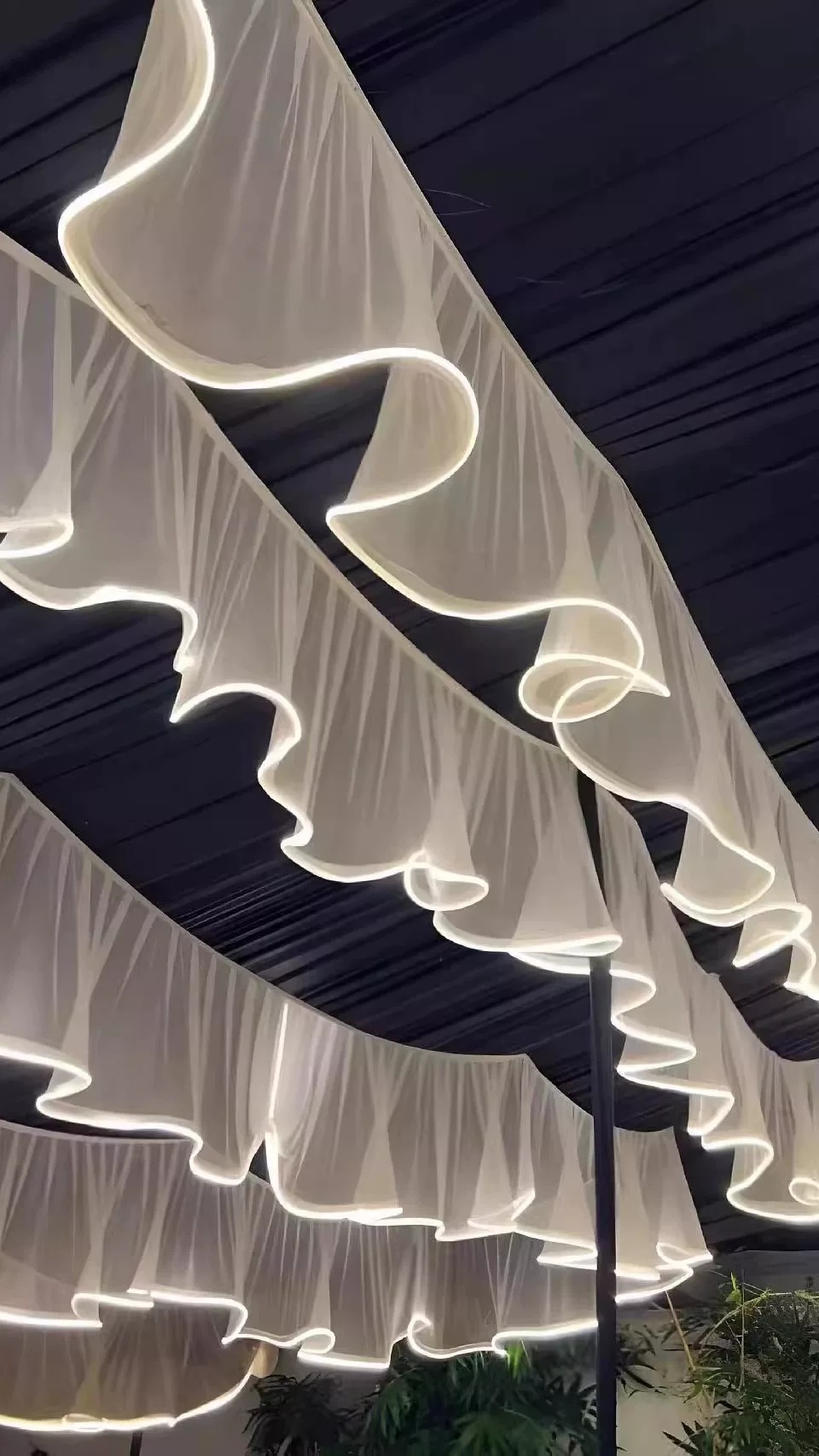 White gauze-white light-price per meter