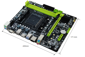 AMD FM2 Mini-ATX Desktop PC scheda madre con Intel A88X Chipset DDR3 memoria SATA interfaccia nuova doppia memoria per i giochi - Product Image 4