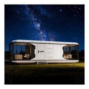 Casa Modulare Prefabbricata in Acciaio Tipo Capsula Abitativa Mobile a Prezzo di Fabbrica Personalizzabile - Product Image 1