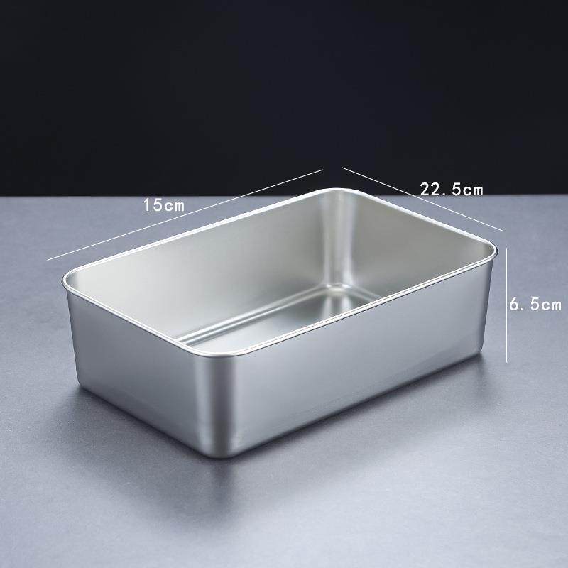 Large food preparation tray (silver)