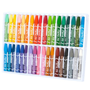 Lục giác màu sắc rực rỡ mềm dầu pastel bộ, đầu đạn phấn màu dầu cho các nghệ sĩ, vẽ tranh, vẽ, người mới bắt đầu, sinh viên - Product Image 3