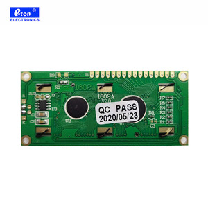 16x2 STN-Zeichen LCD-Anzeige modul LCD1602 Schwarzer Bildschirm 1602 Typ Zeichen LCD-Anzeige