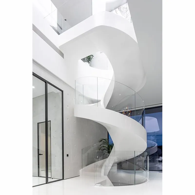 2023 Good living Products Spiral+Stair DIY 2 Casas Prefabricadas Stairs Movable Spiral Stairs For Sale