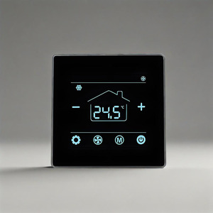 Schermo LCD VA termostato a bacet digitale per ventilcoil 3 velocità della ventola + 0-10V modulante - Product Image 1