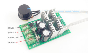 Taidacent 12V 24V 48V 60V Analogico DC Motor Controller PLC di Controllo della Velocità del Motore A CORRENTE CONTINUA A Base di plc PWM di Controllo Del Motore - Product Image 3