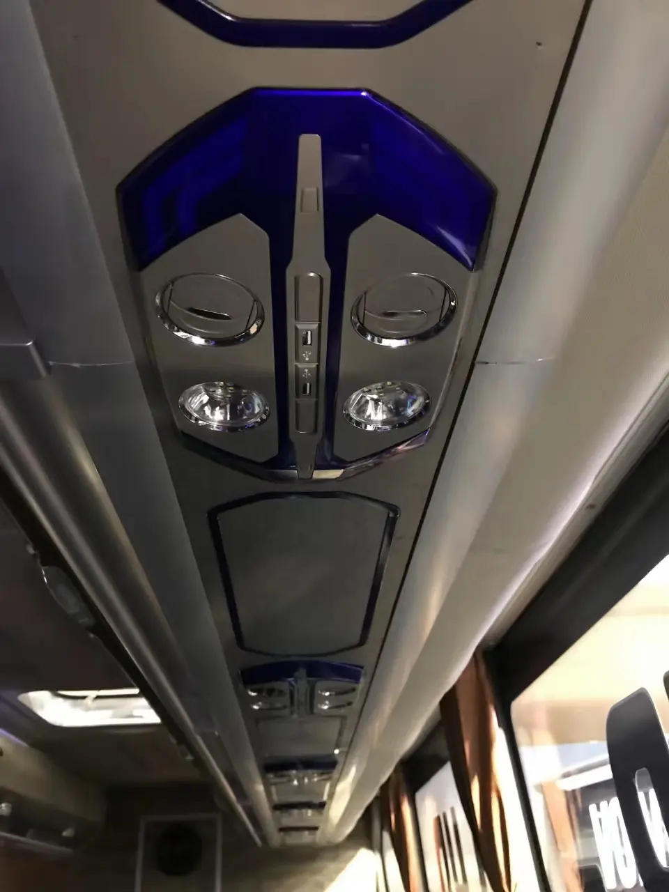 Sistema do rack do ônibus