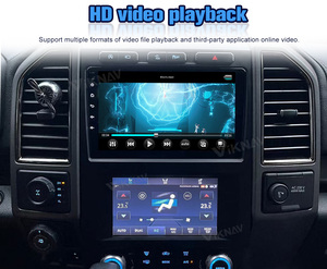 Per Ford F150 Car Multimedia Player con schermo AC Car Climate Control Dual Screen Android Car Radio 2015-2021 Auto Stereo - Product Image 6