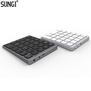 Rechargeable BT Wireless Slim <strong>Numeric</strong> Keypad Portable External Numpad <strong>Keyboard</strong> Compatible for MacBook Air/Pro Android Laptop - Product Image 1