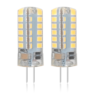 หลอดฮาโลเจนเทียบเท่า G4ไม่มีไฟกะพริบ LED ราคาถูก Ac220v แรงดันไฟฟ้าต่ำ5W ซิลิกาเจล115W LED ไฟข้าวโพด AC DC 12V - Product Image 1