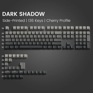 Eweadn 136 Phím PBT Keycaps Thiết Lập Gradient Tím Đỏ Dark Grey Side In Tỏa Sáng OEM Cherry Hồ Sơ Bàn Phím Cơ Khí - Product Image 5