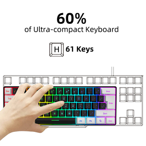 Colorful <strong>Multi</strong> Mixed Color PC Gaming Mechanical <strong>Keyboard</strong> and <strong>Mouse</strong> for Laptop <strong>Computer</strong> Gamer - Product Image 6