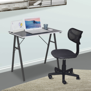 Metallrahmen Mdf Computer PC Tisch Kleiner PC Computer Schreibtisch und Stühle Set - Product Image 4