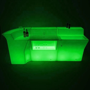 新型长曲线led吧台柜台led高条桌 - Product Image 5