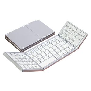 Jeqang-Teclado plegable BT, compatible con varios sistemas y múltiples dispositivos, con pantalla de - Product Image 1