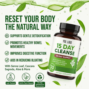 Hochwertige glutenfreie Senna Leaf 15-Tage-Kapseln Colon Cleanse Detox-Kapseln zur Unterstützung der Immunität und zur Unterstützung der Darm gesundheit - Product Image 3