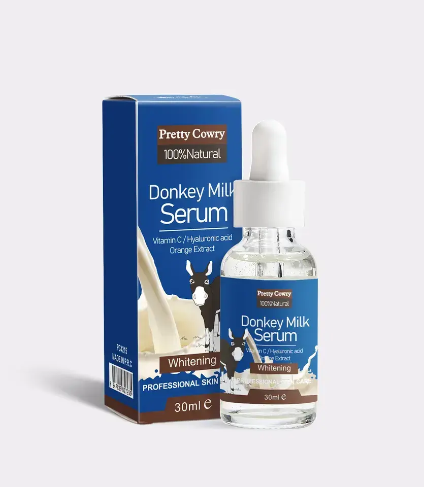 OEM ODM Face Skin Care Moisturizing Anti-Wrinkle Whitening Firming Nourishing Multi-Effect Repair Donkey Milk Serum