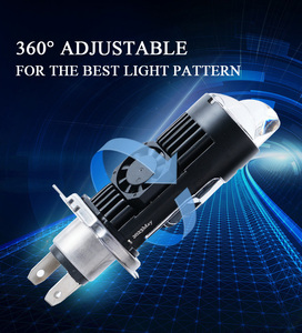 Y1 MT 36W Bi-LEDプロジェクターH4レンズ4300K/6000K Hi/Loビームライト新状態12V車用LEDヘッドライトレトロフィットホンダCSPチップ - Product Image 5