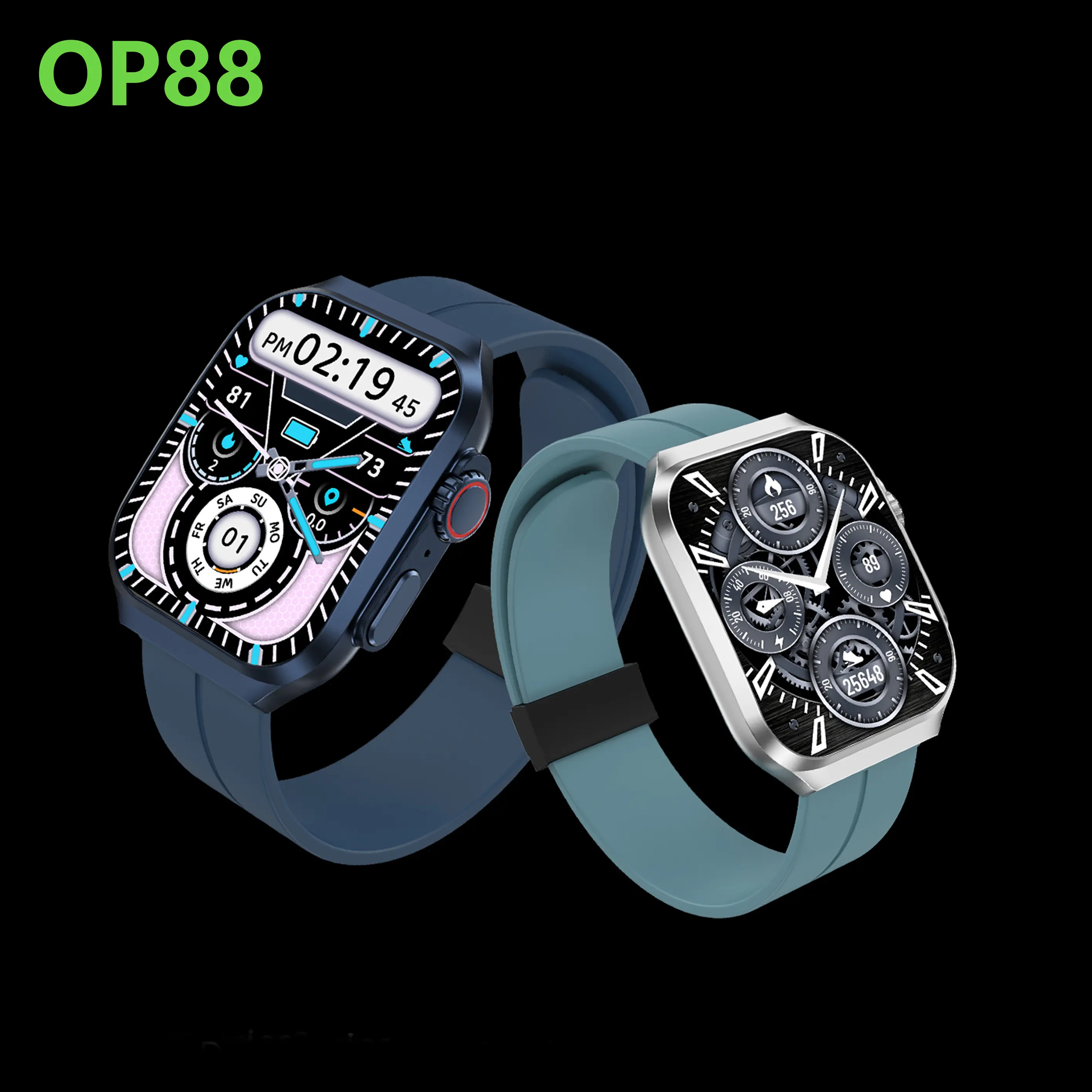 2024 тренд новый продукт OP88 умные часы amoed HD изогнутый экран reloj водонепроницаемый магазин для часов онлайн мужские часы oa88