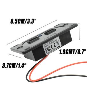 露营车改装充电器DC5V/3.1A 12v双<span class=keywords><strong>USB</strong></span>端口充电插座配件房车野营房车巴士船用