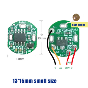 Mini LED 3.7V-24V 4A lampade di controllo componenti attivi per Cabinet luci a LED Dimming touch sensor dimming lamp module - Product Image 4