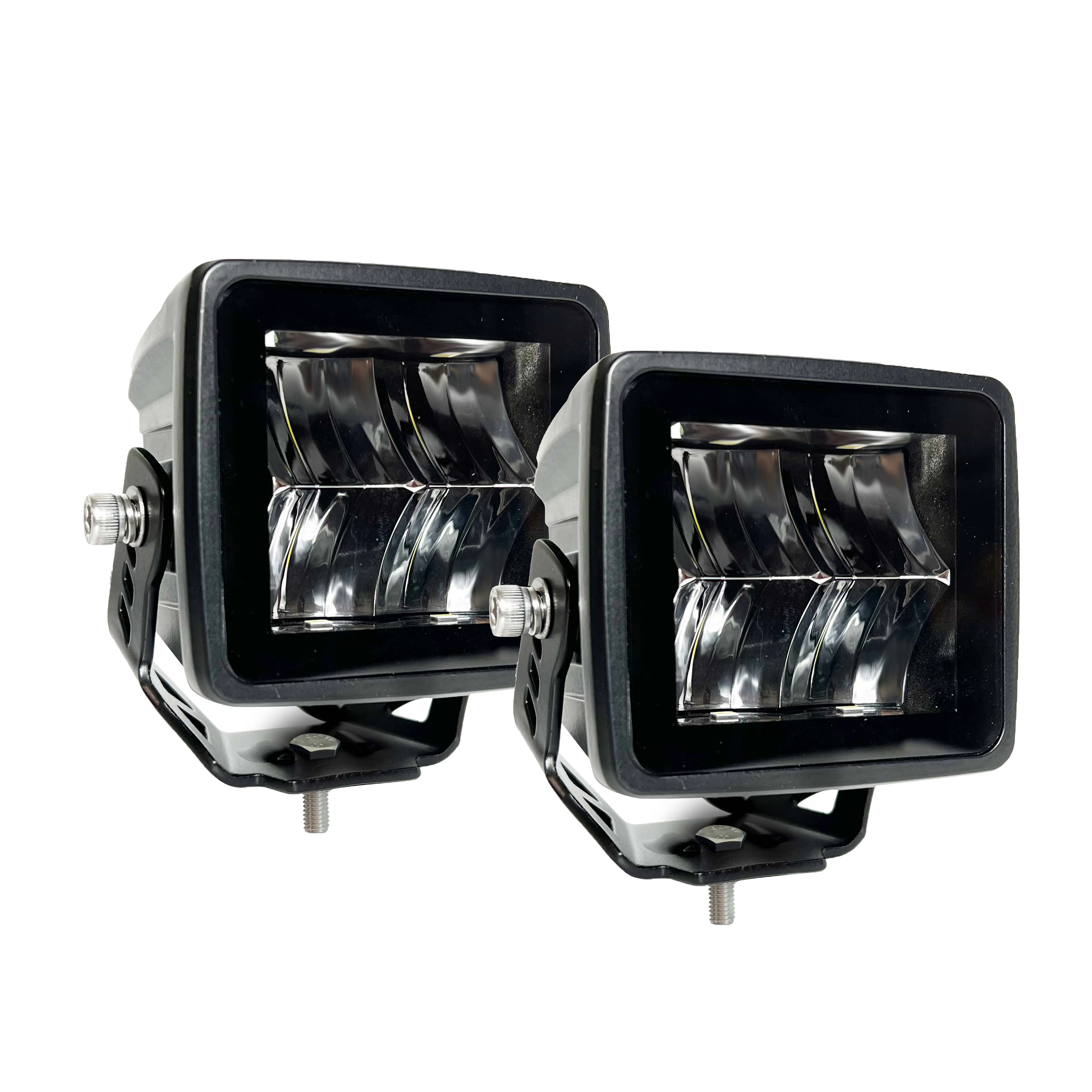 N2 batang lampu kerja LED 5 inci paduan aluminium, lampu kabut, lampu depan cocok untuk truk/SUV/ Moto/perahu/Offroad dll.