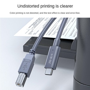 USB C ตัวเชื่อมต่อสายการพิมพ์2.0ตัวผู้กับ B - Product Image 3