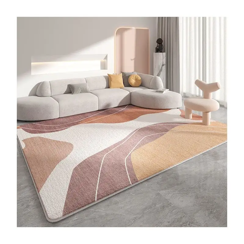 Alfombras de Cachemira de imitación de estilo nórdico para decoración del hogar, alfombras de gran textura suave para sala de estar y dormitorio