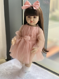 R & B nakliye yeniden doğmuş bebek ücretsiz sıvı silikon kalıp bebekler yenidoğan kız gerçekçi Bebe Reborne Reborn yeniden doğmuş bebek bebekler