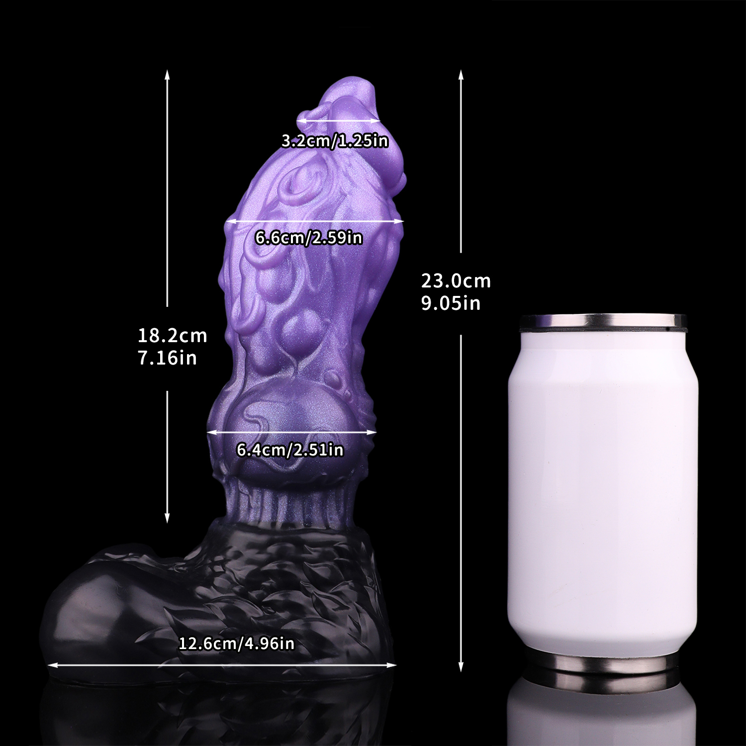 ensemble de gode à sangle-violet
