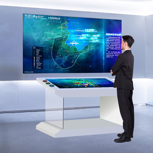 HD Focus Interactive Intelligent Multi-Touch <strong>LCD</strong> Advertising <strong>Display</strong> Kiosk Airport Use Object Recognition Table SDK <strong>Function</strong> OEM - Product Image 4