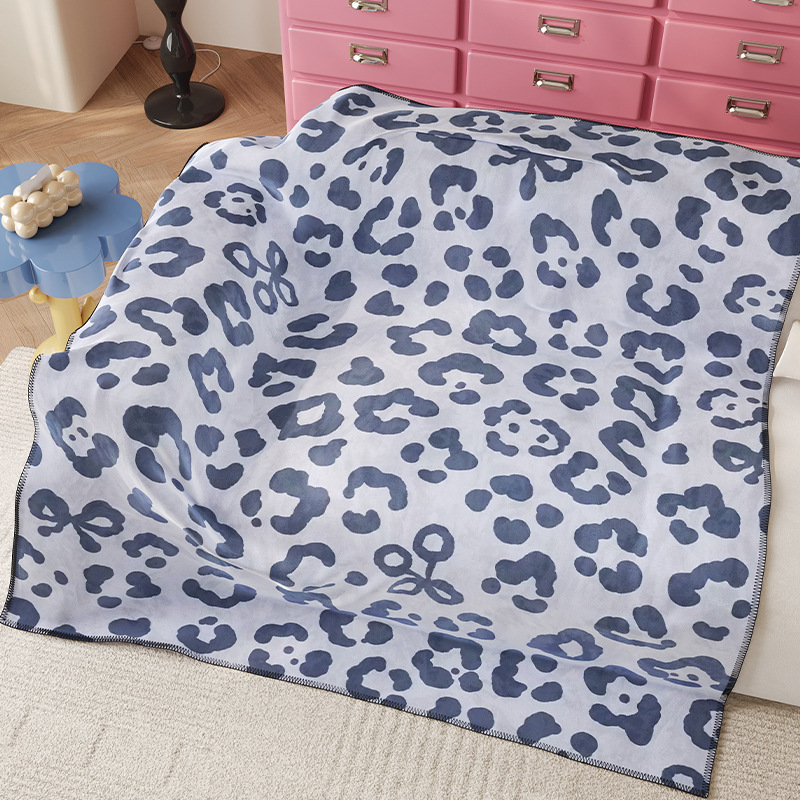 Bleu imprimé léopard sexy