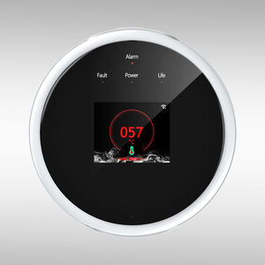 High Quality Tuya WiFi Smart Gas <strong>Sensor</strong> Detector with TFT Color <strong>Display</strong> Smart Home Price Alarm <strong>System</strong>