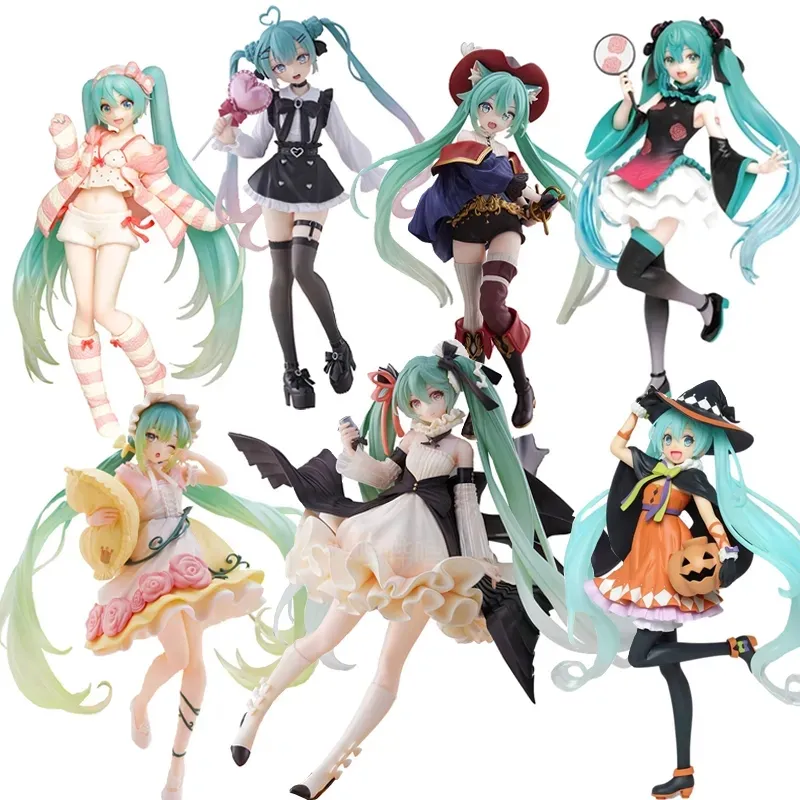 Citroen 21 Stijlen Anime Figuur Schattige Sexy Meisjes Miku Wonderland Zoete Bloem Fee Noodle Stopper Speelgoed Cartoon Manga Beeldje Cadeau