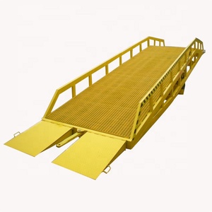 Rampa de muelle de carga móvil antideslizante ajustable de gran capacidad Equipo de manejo de materiales de pendiente a la venta - Product Image 5