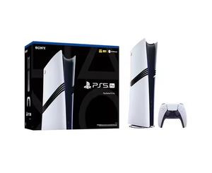 索尼PS5 Pro 1TB二手游戏机，配有10个免费游戏2个控制器1个耳机电视连接，准备发货 - Product Image 1