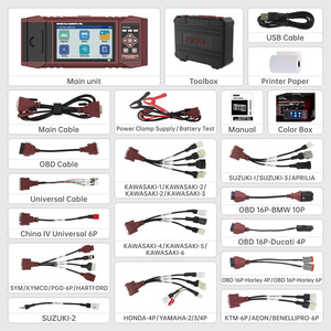 M6 12V <strong>Universal</strong> Motorcycle OBD OBD2 Scanner Diagnostic Tool - Product Image 4