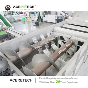 500-2000キログラム/時間廃棄物LDPE/LLDPEフィルムプラスチックリサイクル粉砕および洗浄乾燥機AWS-PE - Product Image 6