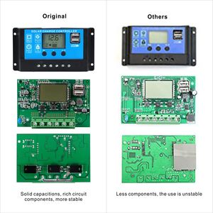 Goland Century <strong>Solar</strong> Geyser Charge <strong>Controller</strong> 30A 12V 24V AUTO Work With Dual USB Port <strong>LCD</strong> <strong>Display</strong> for Sun Tracking <strong>Solar</strong> System - Product Image 3