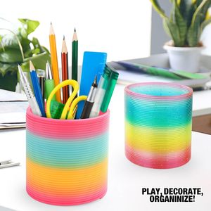 New Cổ Điển Đồ Chơi Trẻ Em Ma Thuật Cầu Vồng Cuộn Dây Mùa Xuân Đồ Chơi Nhựa Đi Bộ Cầu Vồng Mùa Xuân Khuyến Mại Đồ Chơi Giáo Dục Với Logo - Product Image 5