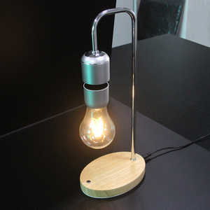 360 Rotating Floating Magnetic Electromagnetic Table <strong>Lamp</strong> Levitation Light Bulb with Wireless <strong>Charging</strong> for Cellphone - Product Image 4