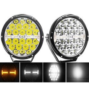 R10 R7 R112 Led Work Lamp 12 Volt Amber Position <strong>Light</strong> Round 7 Inch Extraljus Led 4X4 Off Road Truck Car 24 Volt Led Work <strong>Light</strong> - Product Image 1