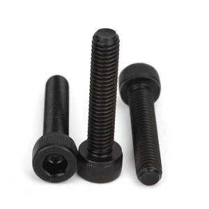 DIN912 Grau 12.9 <span class=keywords><strong>SCM435</strong></span> Liga De Aço Preto Óxido Hexágono Soquete Cabeça <span class=keywords><strong>Cap</strong></span> Allen Parafuso