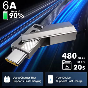 Data <strong>Cables</strong> Wholesale Bending Resistance Usb c <strong>Cables</strong> 4 in 1 Usb <strong>Cable</strong> Fast Charging Multiple Interfaces Usb C to Type C Wires - Product Image 6