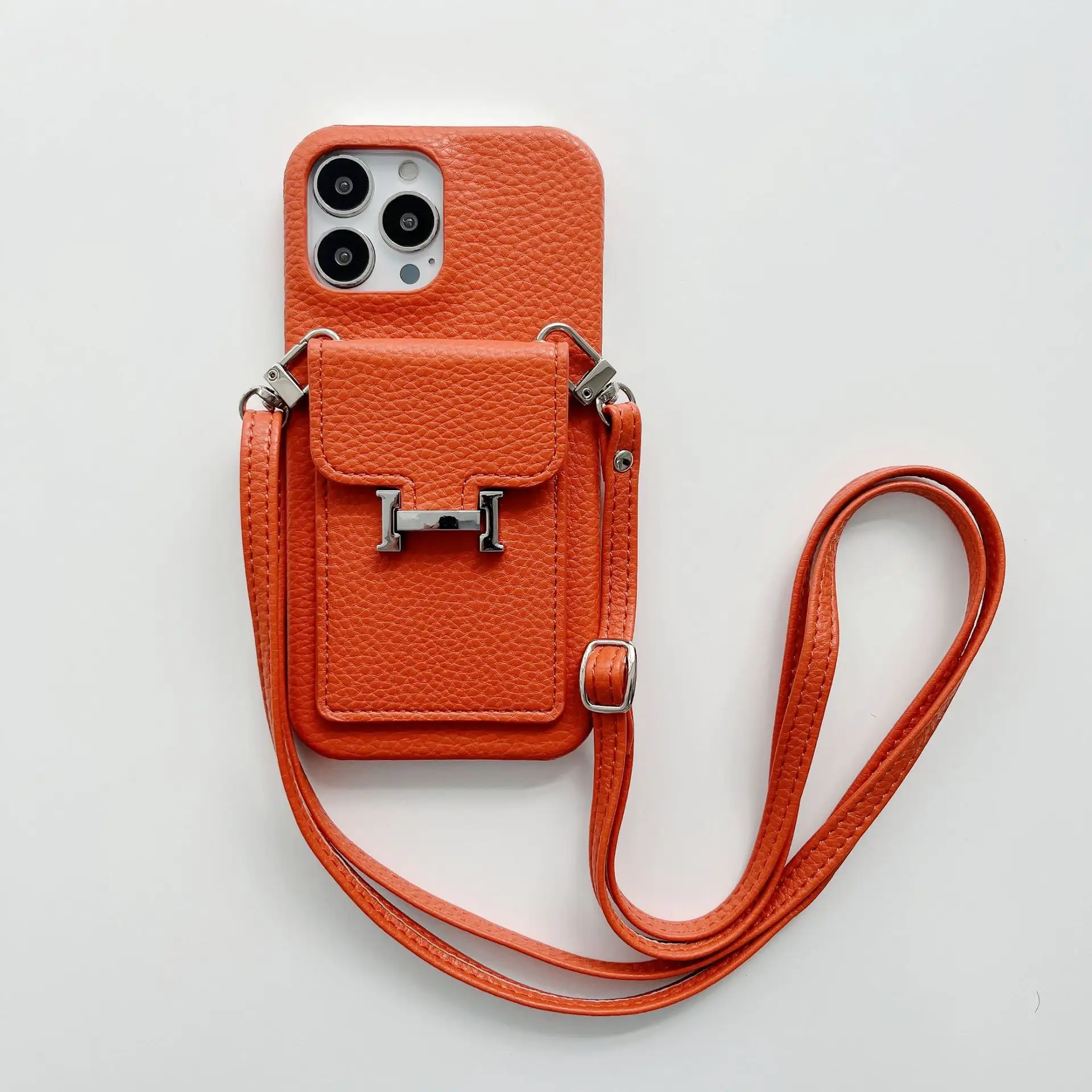 Amazons-étui de téléphone portable à bandoulière en cuir pour Iphone 7, 8, 11, 13, 14 Pro Max, offre spéciale