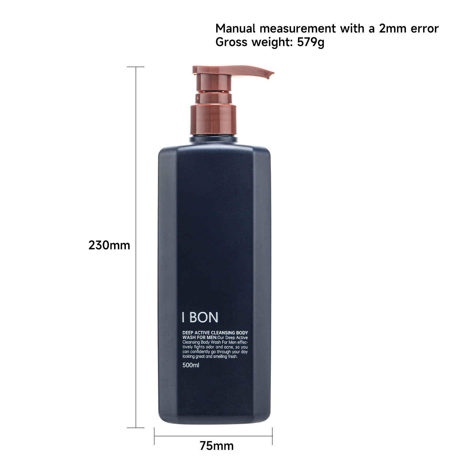 Gel douche 500ml pour hommes
