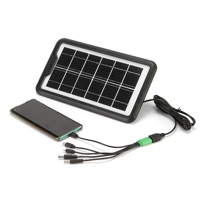 GDPLUS 6V 3.5W Mini Painel Solar IP65 Waterproof o portátil pequeno Painel Solar Plug In