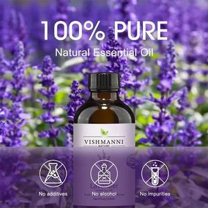Factory Natraul Lavender <strong>Oil</strong> 118ml 100ml Customize Essential Bulk 100% Organic Pure Lavender Essential <strong>Oil</strong> for Skin - Product Image 2