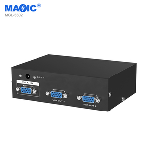 Otro Home Audio y VIdeo 1 Entrada 2 Salida Divisor de puerto VGA Alta definición 1080P 350MHZ 2/4/8/16 puertos Divisor de video VGA