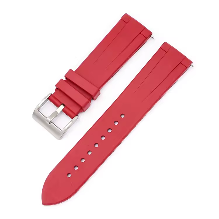Red+silver buckle