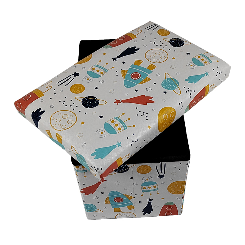 49*31*31cm MDF storage stool and fun collapsible  ottoman new hot selling living ottoman